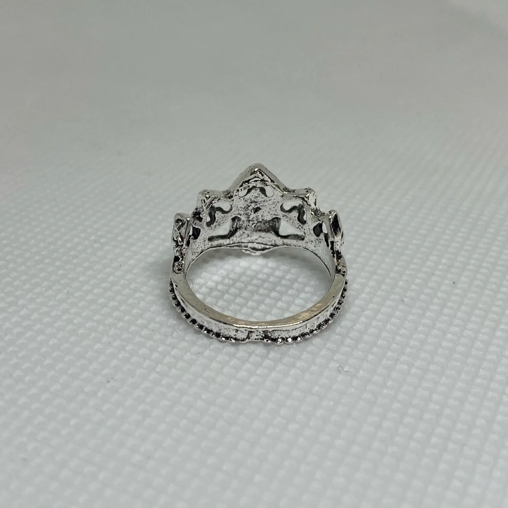 Southwest Style Turquoise Crown Ring